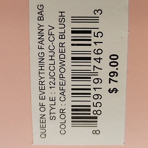 JUICY COUTURE Cafe/Powder Blush Queen of Everything Fanny Bag - Picture 11 of 11